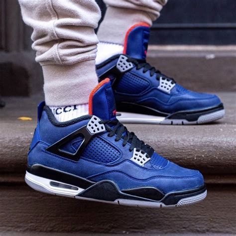 Jordan 4 Retro Winterized Loyal Blue Men's .